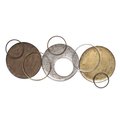 Kd Estanteria Wall Decor Made From Metal with Textured Silver, Multicolor KD2627085